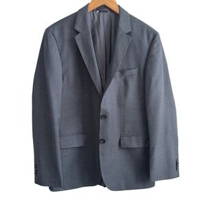 HUGO BOSS The James4 Men's Gray Houndstooth Wool Blazer Suit Jacket Size 38S